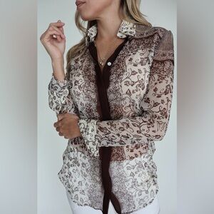 Dolce & Gabbana silk blouse top